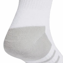 3 Paires De Chaussettes Adidas Essentials Climacool Blanc -Tennis-Compagnie 3 paires de chaussettes adidas essentials climacool blanc 2