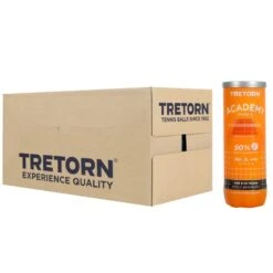 Carton De 24 Tubes De 3 Balles Tretorn Academy Orange