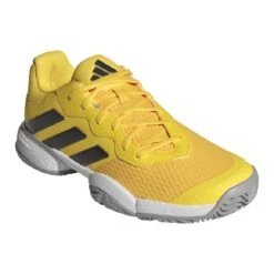 Chaussure Enfant Adidas Barricade Toutes Surfaces Jaune -Tennis-Compagnie chaussure enfant adidas barricade toutes surfaces jaune 2