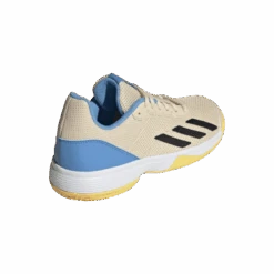 Chaussure Enfant Adidas CourtFlash Beige -Tennis-Compagnie chaussure enfant adidas courtflash beige 3