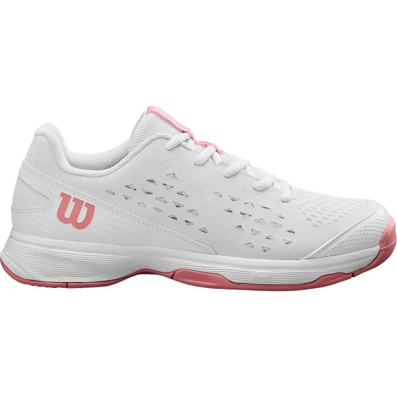 Chaussure Enfant Wilson Rush Pro L Toutes Surfaces Blanc 3 Chaussure Enfant Wilson Rush Pro L Toutes Surfaces Blanc