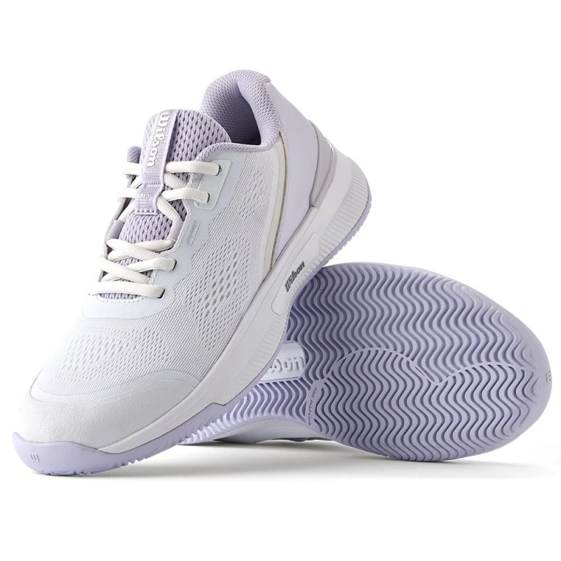 Chaussure Femme Wilson Intrigue Pro Toutes Surfaces Blanc/Violet 7 Chaussure Femme Wilson Intrigue Pro Toutes Surfaces Blanc/Violet – Image 5