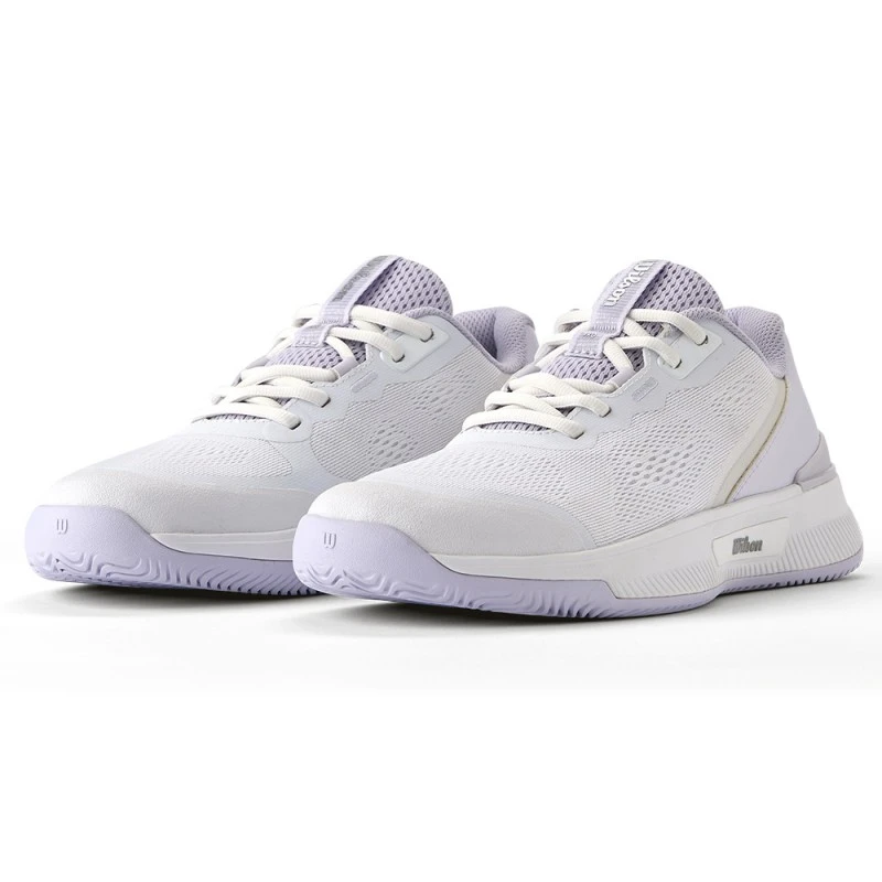 Chaussure Femme Wilson Intrigue Pro Toutes Surfaces Blanc/Violet 8 Chaussure Femme Wilson Intrigue Pro Toutes Surfaces Blanc/Violet – Image 6