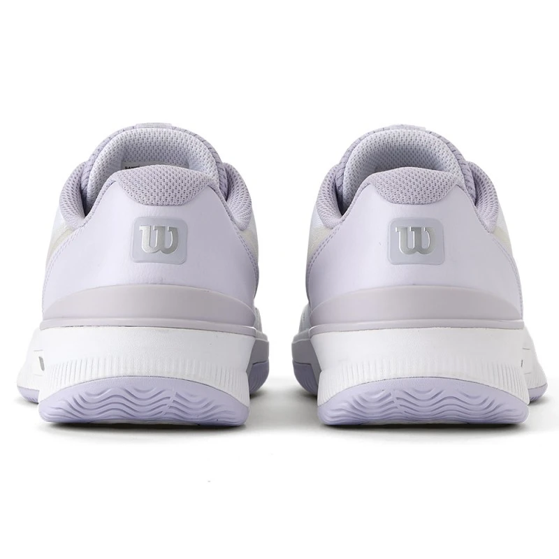 Chaussure Femme Wilson Intrigue Pro Toutes Surfaces Blanc/Violet 10 Chaussure Femme Wilson Intrigue Pro Toutes Surfaces Blanc/Violet – Image 8