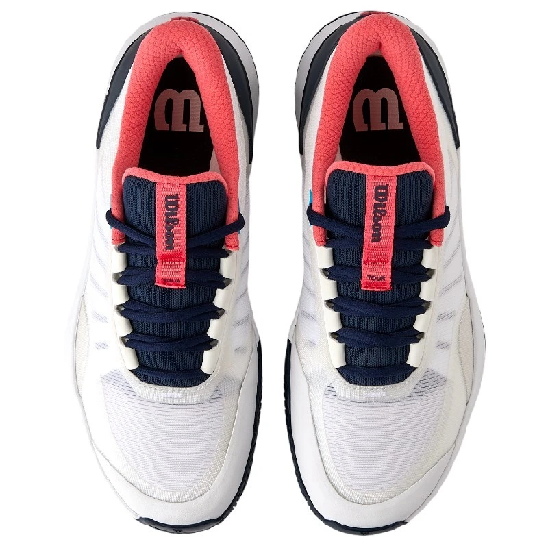 Chaussure Femme Wilson Intrigue Tour Toutes Surfaces Blanc 8 Chaussure Femme Wilson Intrigue Tour Toutes Surfaces Blanc – Image 6