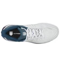 Chaussure K-Swiss Ultrashot 4 Terre Battue Blanc/Bleu -Tennis-Compagnie chaussure k swiss ultrashot 4 terre battue blancbleu 6