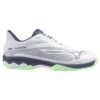 Chaussure Mizuno Wave Exceed Light 2 AC Toutes Surfaces Blanc/Vert -Tennis-Compagnie chaussure mizuno wave exceed light 2 ac toutes surfaces blancvert