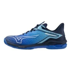 Chaussure Mizuno Wave Exceed Tour 6 AC Toutes Surfaces Bleu -Tennis-Compagnie chaussure mizuno wave exceed tour 6 ac toutes surfaces bleu 2
