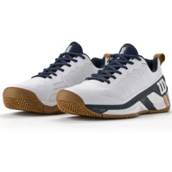 Chaussure Wilson Rush Pro 4.5 Terre Battue Blanc -Tennis-Compagnie chaussure wilson rush pro 45 terre battue blanc 4