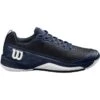 Chaussure Wilson Rush Pro 4.5 Terre Battue Bleu Marine