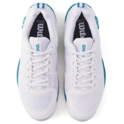 Chaussure Wilson Rush Pro 4.5 Toutes Surfaces Blanc/Bleu -Tennis-Compagnie chaussure wilson rush pro 45 toutes surfaces blanc bleu 3