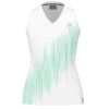 Débardeur Femme Head Performance Tank Top Blanc/Vert -Tennis-Compagnie debardeur femme head performance tank top blancvert