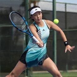 Robe Femme Adidas Transformative Aeroready Pro Bleu -Tennis-Compagnie robe femme adidas transformative aeroready pro bleu 5