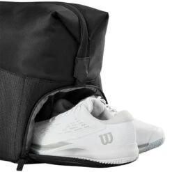 Sac Duffle Wilson RF Practice 6 Raquettes Noir -Tennis-Compagnie sac duffle wilson rf practice 6 raquettes noir 4