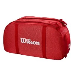Sac Duffle Wilson Super Tour Coaches Rouge -Tennis-Compagnie sac duffle wilson super tour coaches rouge 2
