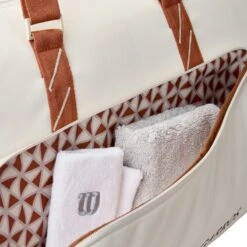 Sac Large Duffle Wilson Roland Garros 2025 Beige -Tennis-Compagnie sac large duffle wilson roland garros 2025 beige 2