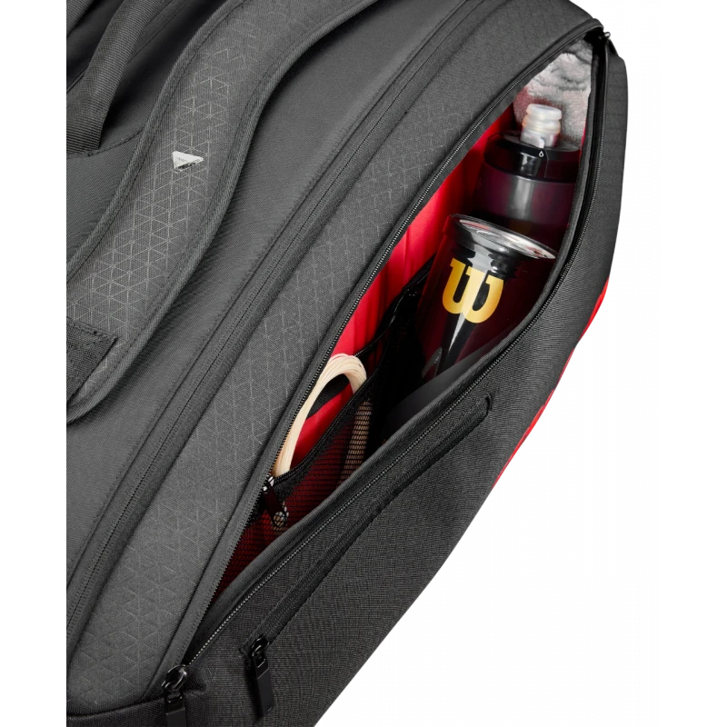 Sac Thermo Wilson Clash V3 Super Tour 15 Raquettes Noir 8 Sac Thermo Wilson Clash V3 Super Tour 15 Raquettes Noir – Image 6