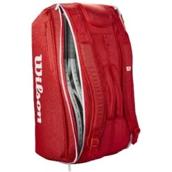 Sac Thermo Wilson Super Tour 15 Raquettes Rouge -Tennis-Compagnie sac thermo wilson super tour 15 raquettes rouge 10