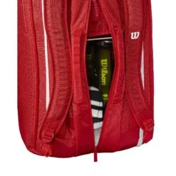 Sac Thermo Wilson Super Tour 15 Raquettes Rouge -Tennis-Compagnie sac thermo wilson super tour 15 raquettes rouge 4