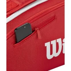 Sac Thermo Wilson Super Tour 15 Raquettes Rouge -Tennis-Compagnie sac thermo wilson super tour 15 raquettes rouge 5