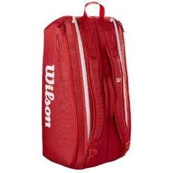 Sac Thermo Wilson Super Tour 9 Raquettes Rouge -Tennis-Compagnie sac thermo wilson super tour 9 raquettes rouge 2
