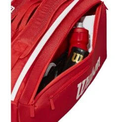 Sac Thermo Wilson Super Tour 9 Raquettes Rouge -Tennis-Compagnie sac thermo wilson super tour 9 raquettes rouge 4