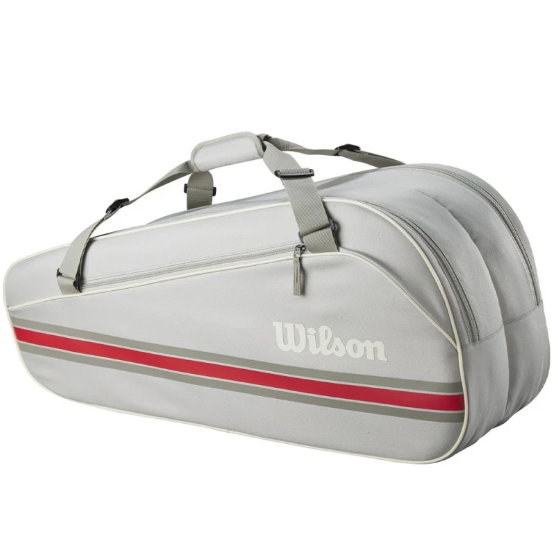 Sac Wilson Team 6 Raquettes Gris 4 Sac Wilson Team 6 Raquettes Gris – Image 2