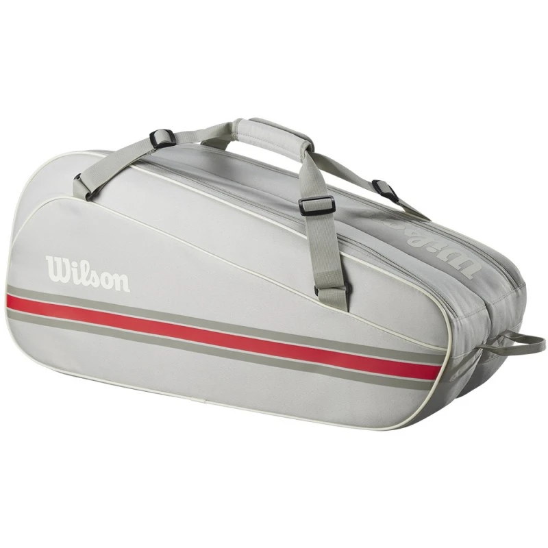 Sac Wilson Team 6 Raquettes Gris 3 Sac Wilson Team 6 Raquettes Gris