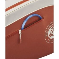 Sac Wilson Team Roland Garros 6 Raquettes 2025 Marron -Tennis-Compagnie sac wilson team roland garros 6 raquettes 2025 marron 4