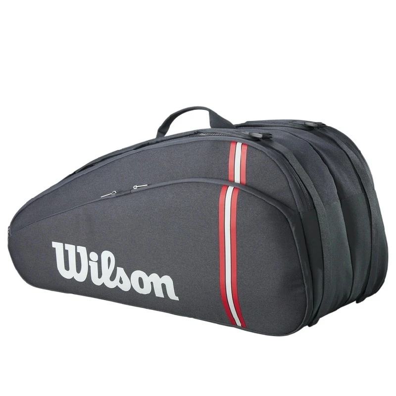 Sac Wilson Tour 12 Raquettes Noir 4 Sac Wilson Tour 12 Raquettes Noir – Image 2