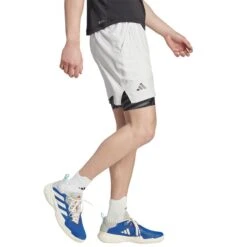 Short Adidas Pro 2 En 1 New York Gris -Tennis-Compagnie short adidas pro 2 en 1 new york gris 2