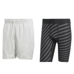 Short Adidas Pro 2 En 1 New York Gris -Tennis-Compagnie short adidas pro 2 en 1 new york gris 6