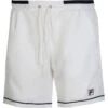 Short Fila Steve New York Blanc -Tennis-Compagnie short fila steve new york blanc