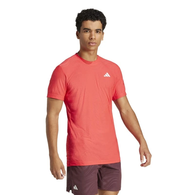 Tee-Shirt Adidas FreeLift Pro Melbourne Rouge 4 Tee-Shirt Adidas FreeLift Pro Melbourne Rouge – Image 2