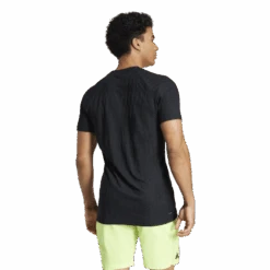 Tee-Shirt Adidas Pro Climacool+ Airchill Freelift Noir -Tennis-Compagnie tee shirt adidas pro climacool airchill freelift noir 2