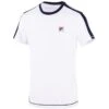 Tee-Shirt Enfant Fila Elias Blanc -Tennis-Compagnie tee shirt enfant fila elias blanc