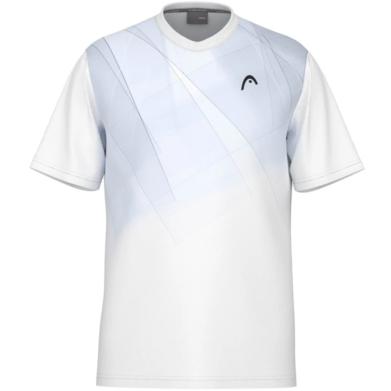Tee-Shirt Enfant Head Topspin Blanc/Bleu 3 Tee-Shirt Enfant Head Topspin Blanc/Bleu