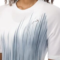 Tee-Shirt Femme Head Performance Blanc/Bleu 9 Tee-Shirt Femme Head Performance Blanc/Bleu -Tennis-Compagnie tee shirt femme head performance blanc bleu 2