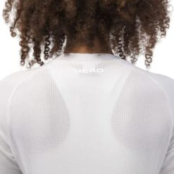 Tee-Shirt Femme Head Performance Blanc/Bleu 10 Tee-Shirt Femme Head Performance Blanc/Bleu -Tennis-Compagnie tee shirt femme head performance blanc bleu 3