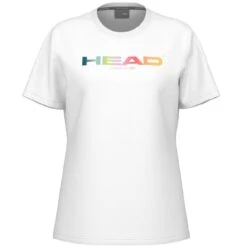 Tee-Shirt Femme Head Rainbow Blanc