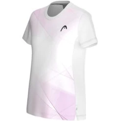 Tee-Shirt Femme Head Tie-Break Blanc/Rose -Tennis-Compagnie tee shirt femme head tie break blancrose 2
