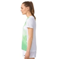 Tee-Shirt Femme Head Tie-Break Blanc/Vert 10 Tee-Shirt Femme Head Tie-Break Blanc/Vert -Tennis-Compagnie tee shirt femme head tie break blancvert 3