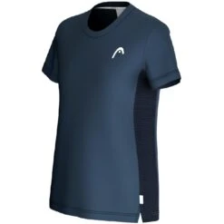 Tee-Shirt Femme Head Tie-Break Bleu Marine -Tennis-Compagnie tee shirt femme head tie break bleu marine 2