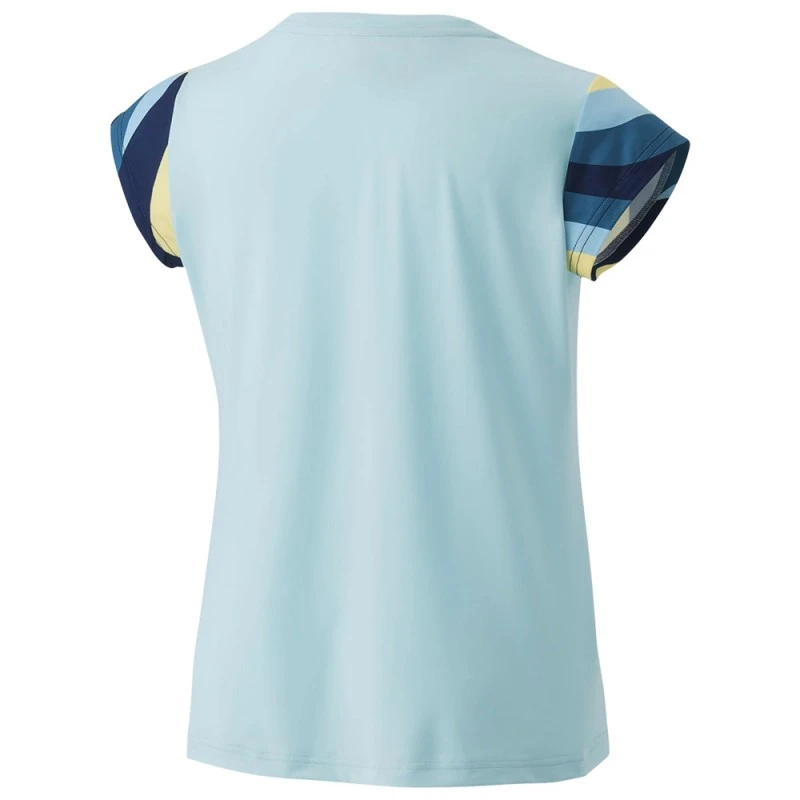 Tee-Shirt Femme Yonex Melbourne 2024 Turquoise 4 Tee-Shirt Femme Yonex Melbourne 2024 Turquoise – Image 2
