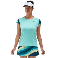 Tee-Shirt Femme Yonex Melbourne 2024 Turquoise 10 Tee-Shirt Femme Yonex Melbourne 2024 Turquoise -Tennis-Compagnie tee shirt femme yonex melbourne 2024 turquoise 2