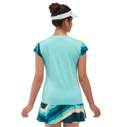 Tee-Shirt Femme Yonex Melbourne 2024 Turquoise 11 Tee-Shirt Femme Yonex Melbourne 2024 Turquoise -Tennis-Compagnie tee shirt femme yonex melbourne 2024 turquoise 3