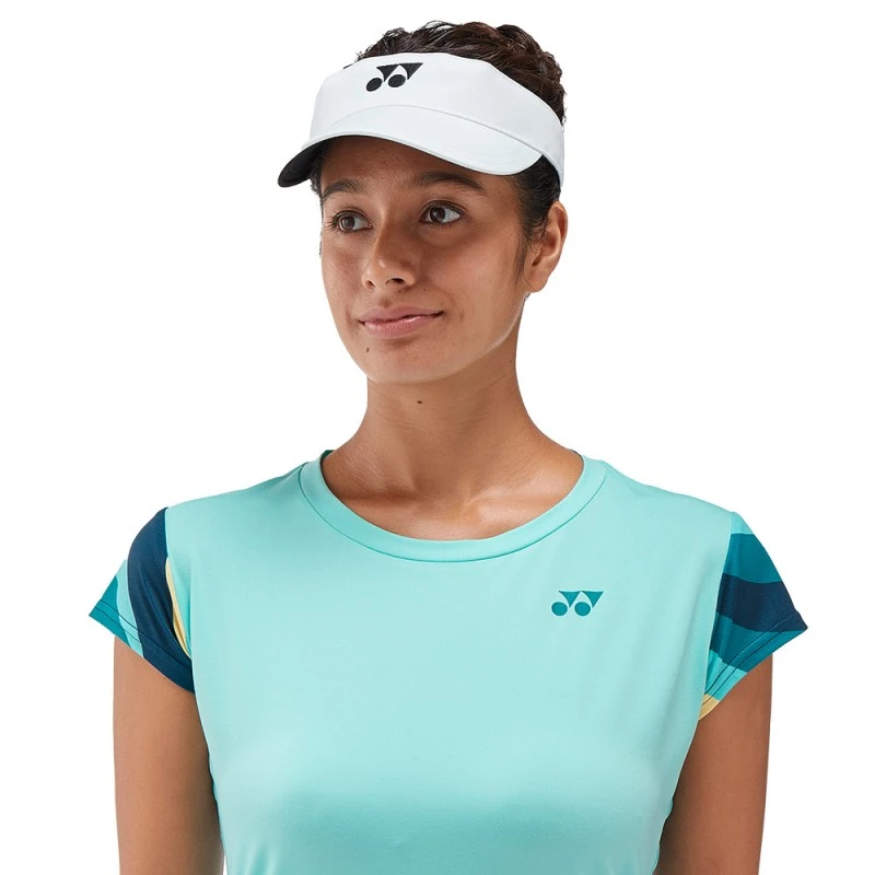 Tee-Shirt Femme Yonex Melbourne 2024 Turquoise 8 Tee-Shirt Femme Yonex Melbourne 2024 Turquoise – Image 6
