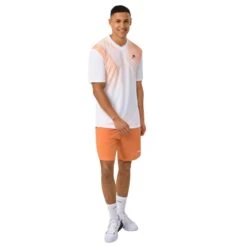 Tee-Shirt Head Topspin Blanc/Orange -Tennis-Compagnie tee shirt head topspin blancorange 3
