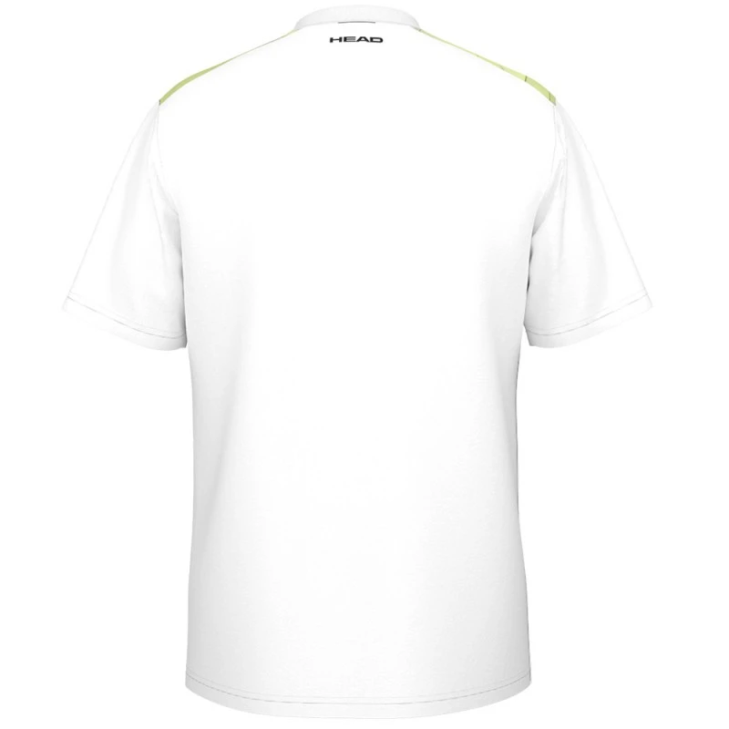 Tee-Shirt Head Topspin Blanc/Vert 4 Tee-Shirt Head Topspin Blanc/Vert – Image 2
