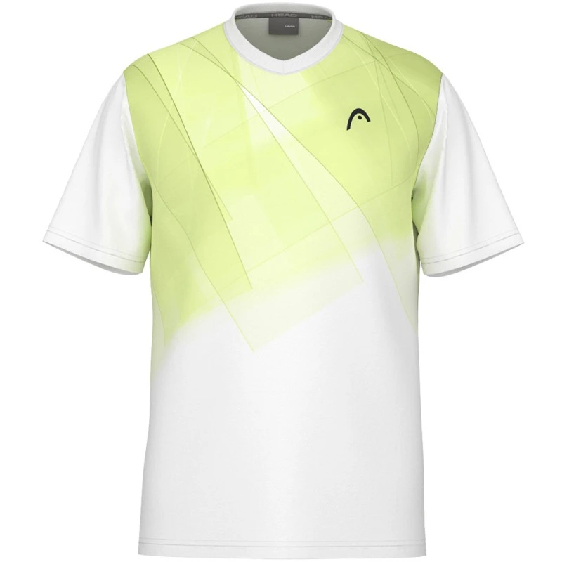 Tee-Shirt Head Topspin Blanc/Vert 3 Tee-Shirt Head Topspin Blanc/Vert